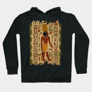 Egyptian Amun Ra - Amun Re Ornament on papyrus Hoodie